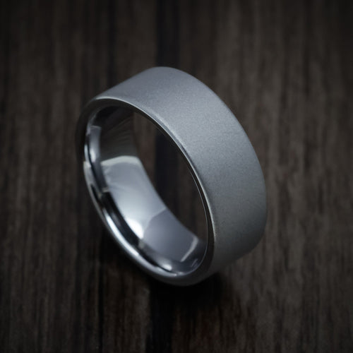 Granite XV - Tungsten Band Men's Wedding Ring - view 5 - Nura Lab