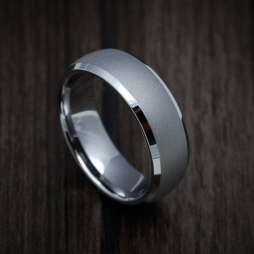 Hector XVI - Tungsten Band Men's Wedding Ring - view 5 - Nura Lab