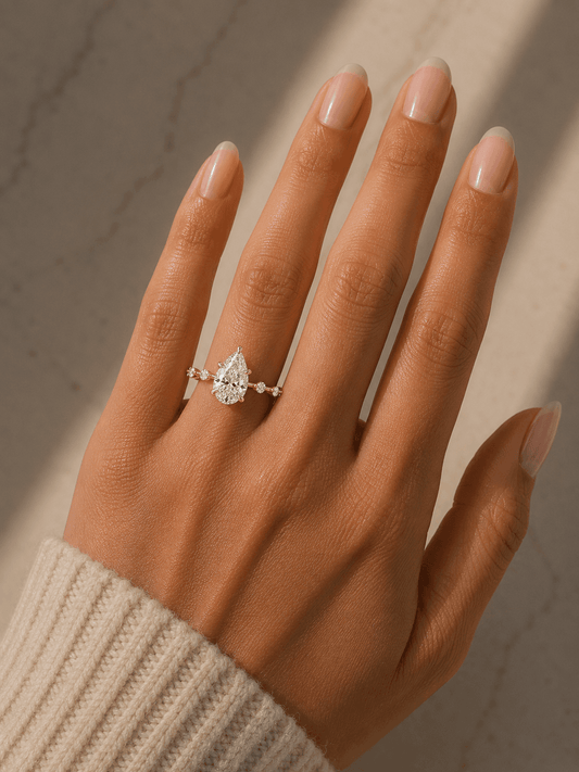 Paige - Unique Lab Grown Diamond Engagement Ring