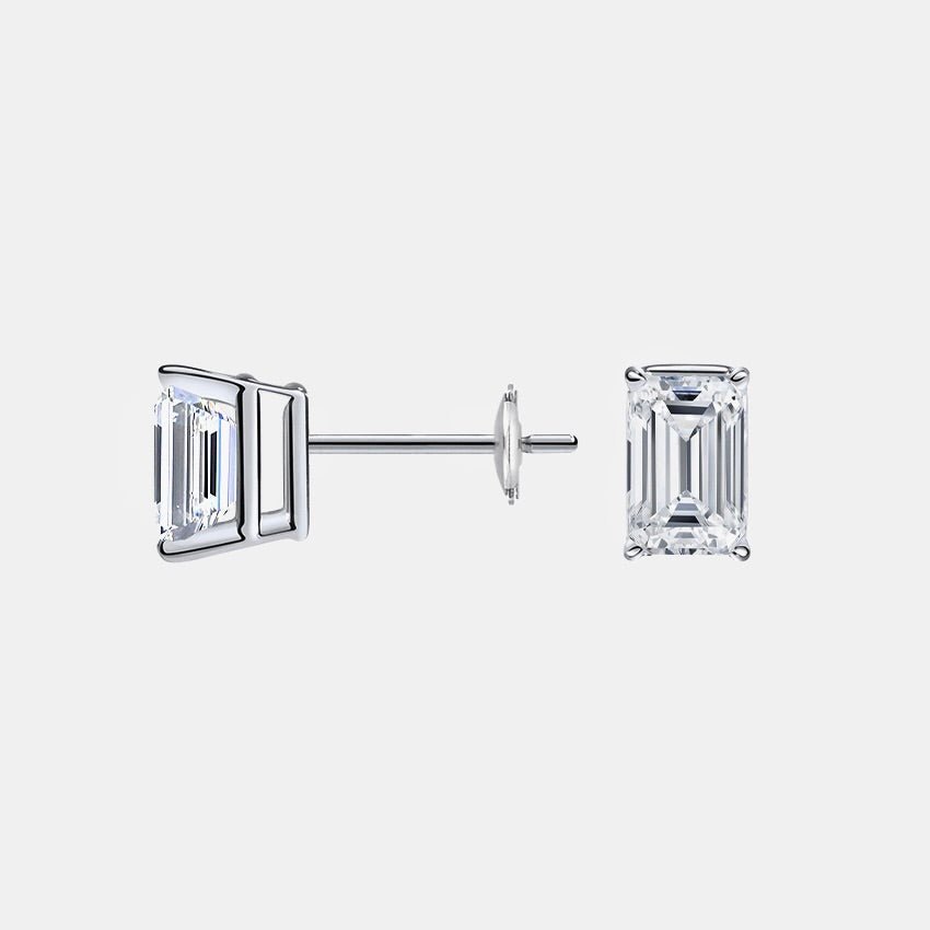 Abigail Emerald Stud Earrings - Raphana Jewellery