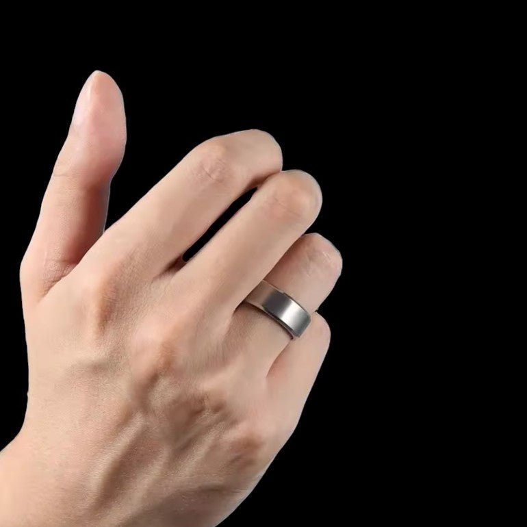 Aethelric - Men's Titanium Wedding Band 8mm - Raphana Jewellery