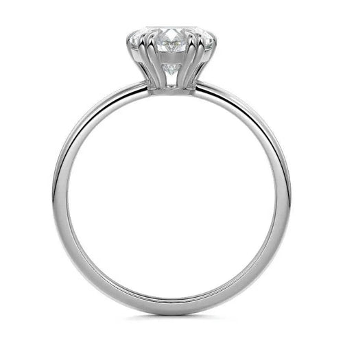 Lotus - Heart Shape Solitaire Lab Grown Diamond Engagement Ring Raphana Jewellery