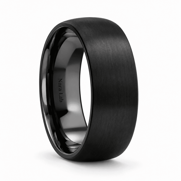 Bart - Men’s Black Titanium Wedding Ring