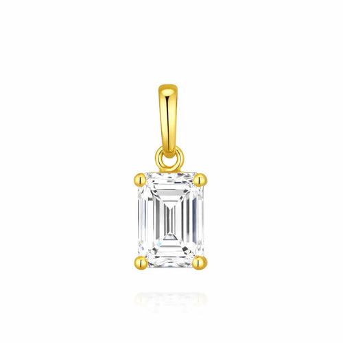 Hale - Lab Moissanite Pendant 14K Gold Nura Lab