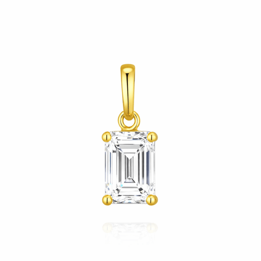 Hale - Lab Moissanite Pendant 14K Gold