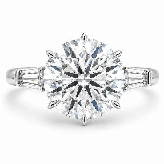 5 Carat - Lab Diamond Ring Platinum