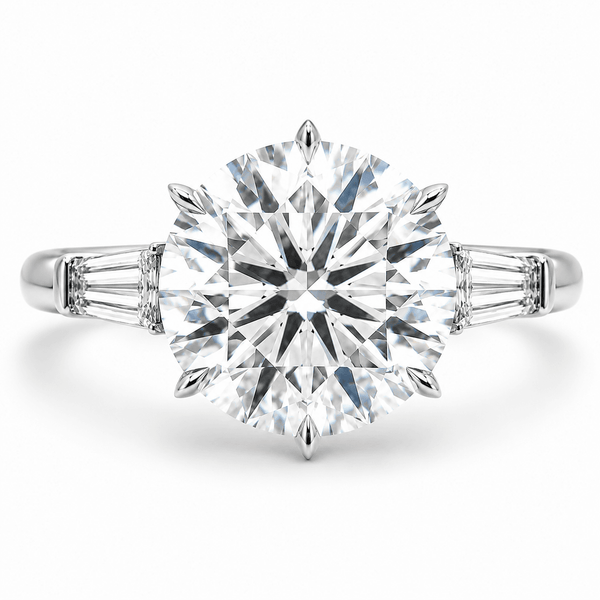 5 Carat - Lab Diamond Ring Platinum