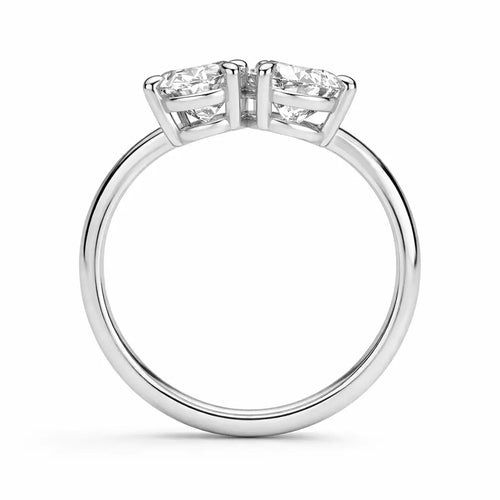 Clara - Oval and Pear Toi et Moi Lab Grown Diamond Engagement Ring Raphana Jewellery