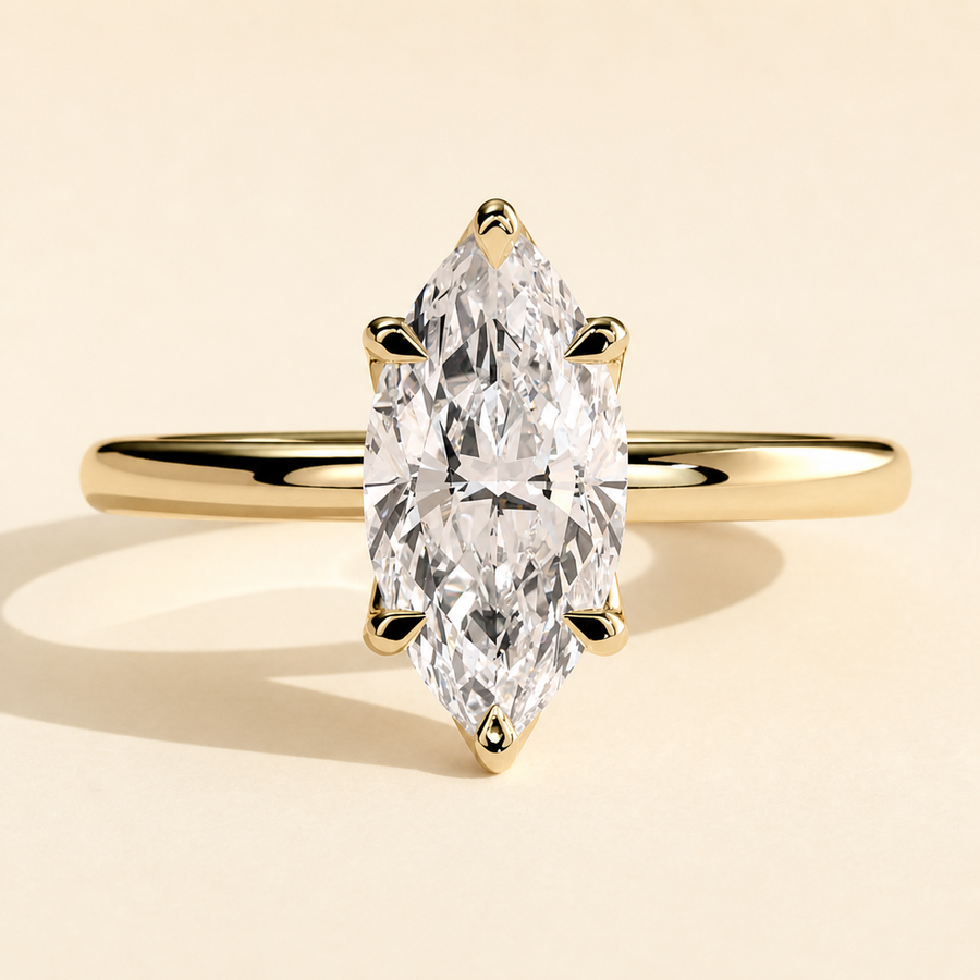Solitaire engagement ring