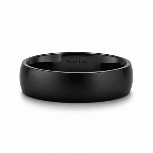 Bart - Men’s Black Titanium Wedding Ring
