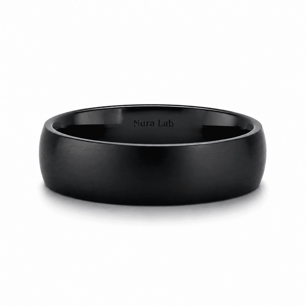 Bart - Men’s Black Titanium Wedding Ring