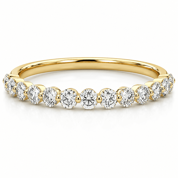 Sasha - Half Eternity Wedding Lab Grown Diamond Band