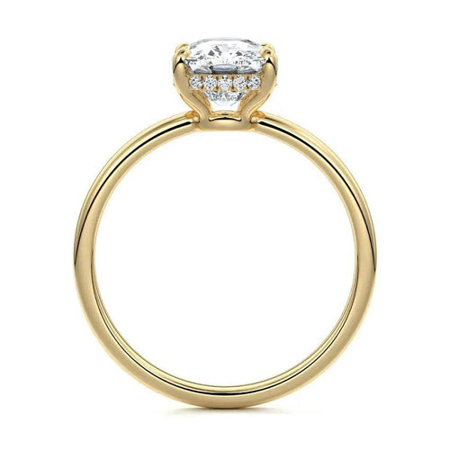 Sara - Cushion Solitaire Lab Grown Diamond Engagement Ring Raphana Jewellery
