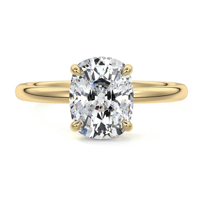 Sara - Oval Solitaire Engagement Ring