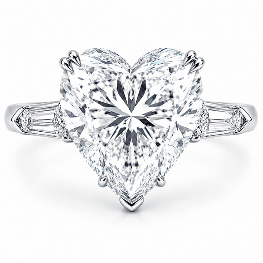 7 Carat - Heart Shape Engagement Ring