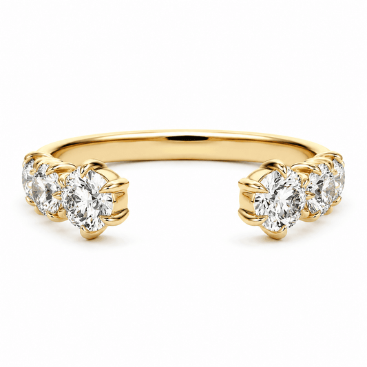 Darlene - Open Unique Design Lab Grown Diamond Wedding Ring