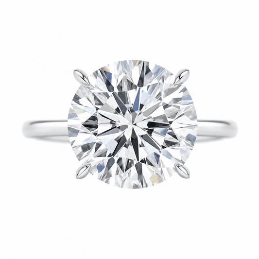 5 Carat - Lab Grown Solitaire Engagement Ring