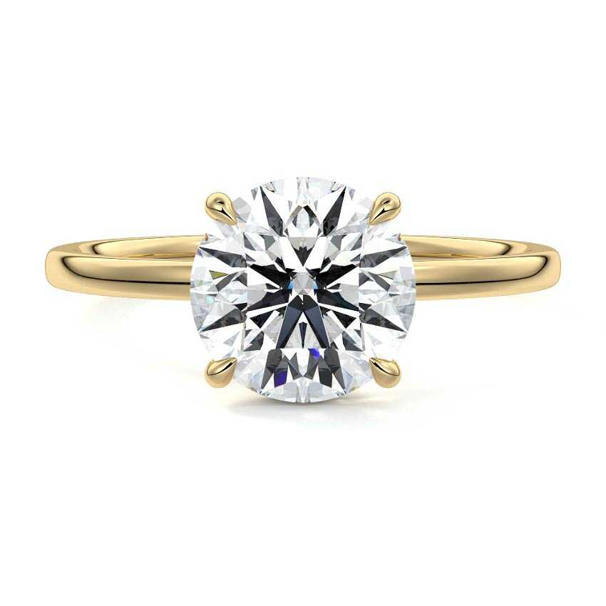 Milly - Round Lab Grown Diamond Engagement Ring