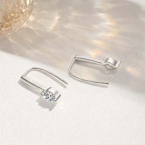 Miranda Moissanite Earrings by Nura Lab