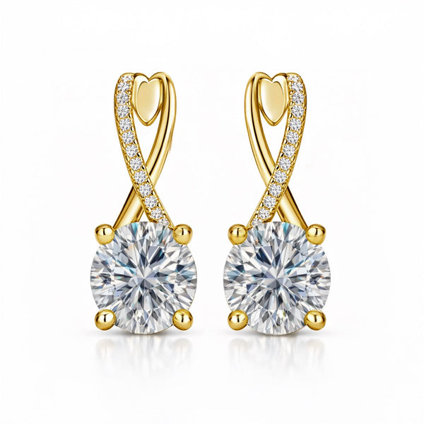 Ayla - Moissanite Earrings