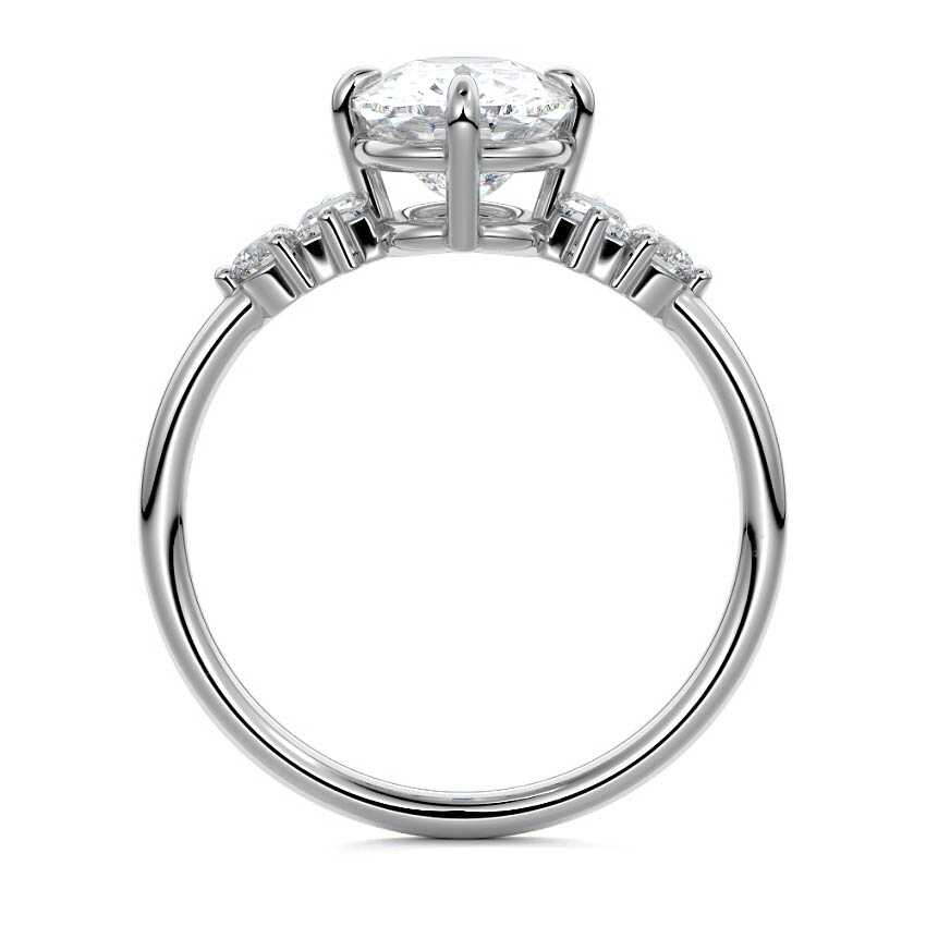 Kaylee - Unique Cushion Cut Engagement Ring