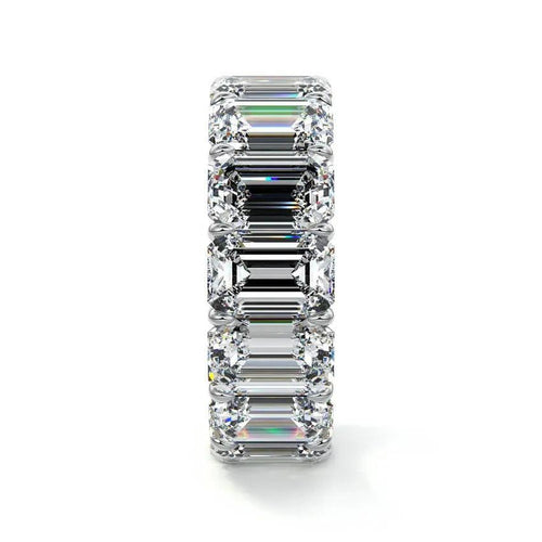 Mila - Eternity Emerald Cut Wedding Ring Lab Grown Diamond Raphana Jewellery