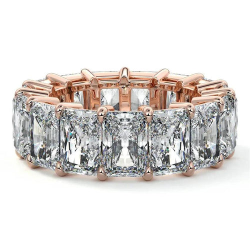 Zuri - Men’s Eternity Radiant Cut Wedding Ring Raphana Jewellery