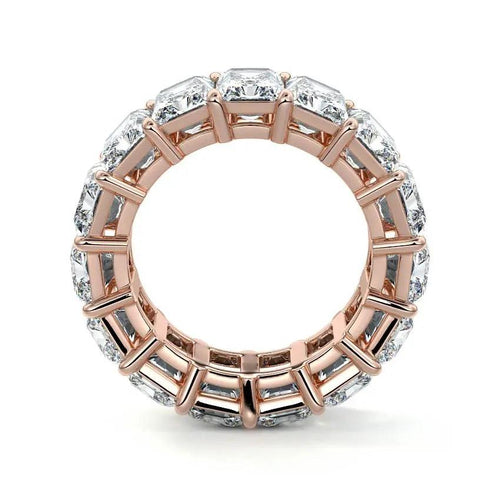Zuri - Men’s Eternity Radiant Cut Wedding Ring Raphana Jewellery