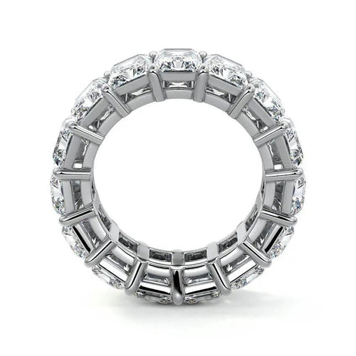 Zuri - Men’s Eternity Radiant Cut Wedding Ring Raphana Jewellery