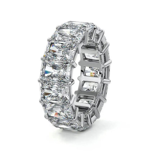Zuri - Men’s Eternity Radiant Cut Wedding Ring Raphana Jewellery