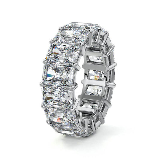 Zuri - Men’s Eternity Radiant Cut Wedding Ring