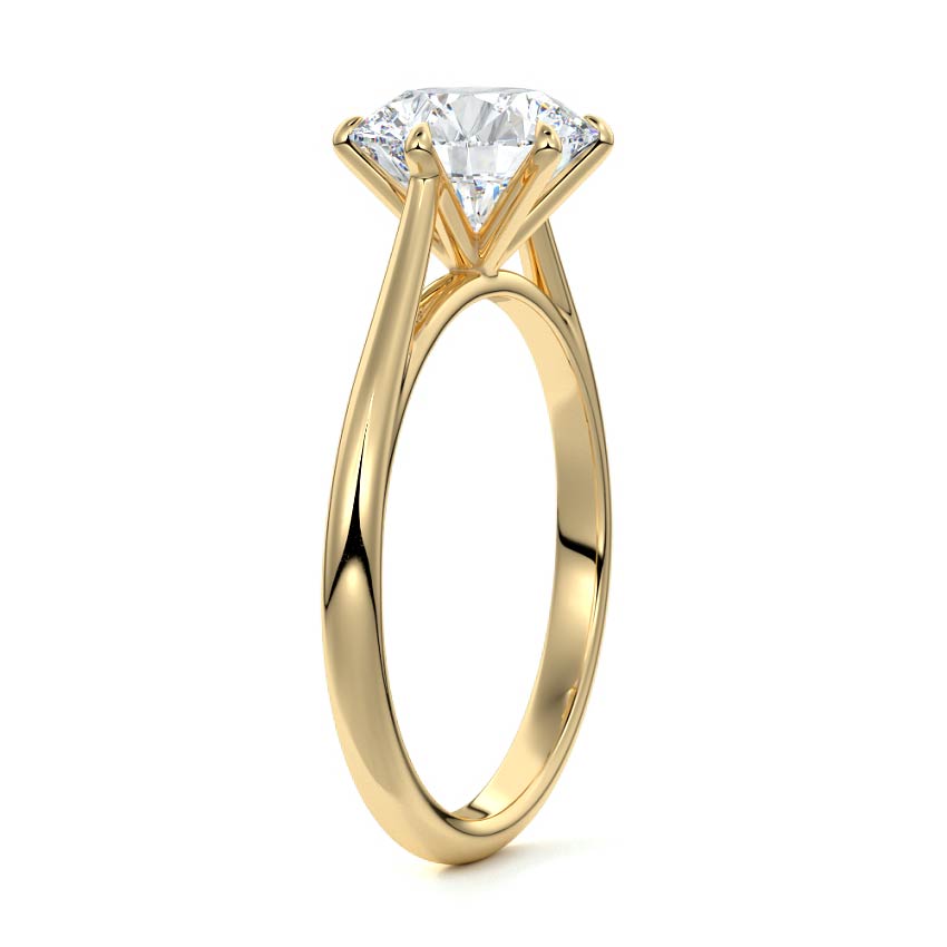 Internally Flawless D Colour solitaire lab-grown diamond ring NZ