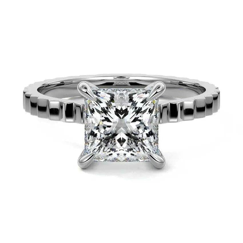 Arizona - Princess Solitaire Lab Grown Diamond Engagement Ring - image 5