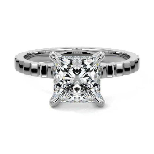 Arizona - Princess Solitaire Lab Grown Diamond Engagement Ring - image 5