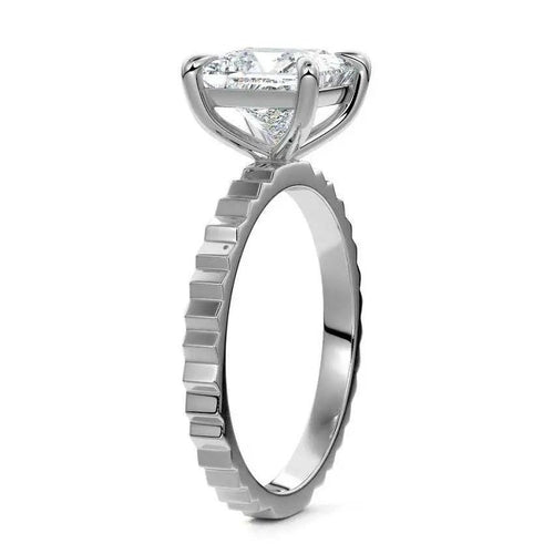 Arizona - Princess Solitaire Lab Grown Diamond Engagement Ring Raphana Jewellery