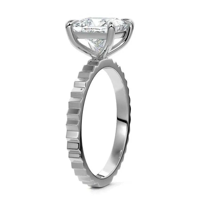 Arizona - Princess Solitaire Lab Grown Diamond Engagement Ring - image 6