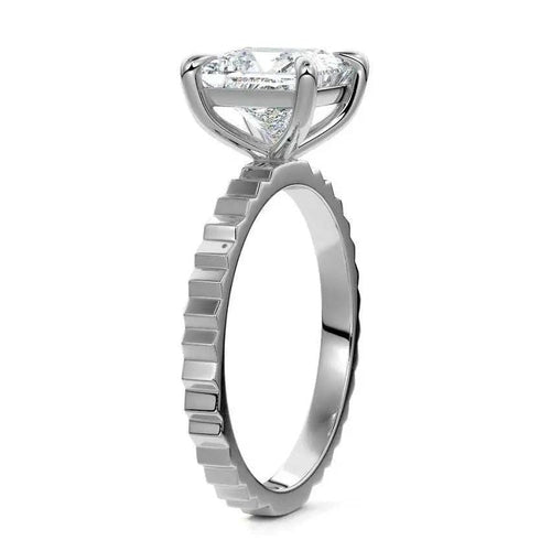 Arizona - Princess Solitaire Lab Grown Diamond Engagement Ring - image 6