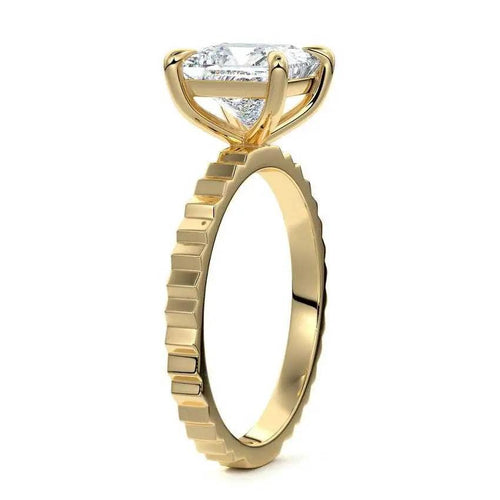 Arizona - Princess Solitaire Lab Grown Diamond Engagement Ring Raphana Jewellery