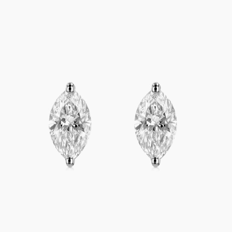 Hannah Marquise Lab-Grown Diamond Stud Earrings - Raphana Jewellery