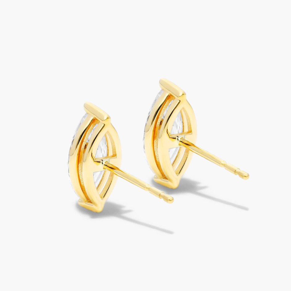 Hannah Marquise Lab-Grown Diamond Stud Earrings - Raphana Jewellery