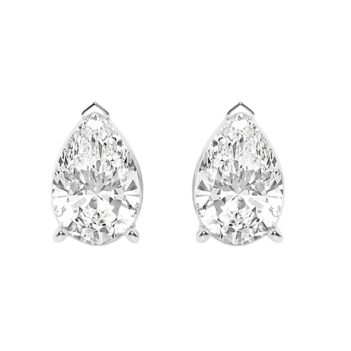 Pear Cut Stud Earrings - Nura Lab 