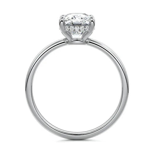 Sara - Cushion Solitaire Lab Grown Diamond Engagement Ring Raphana Jewellery
