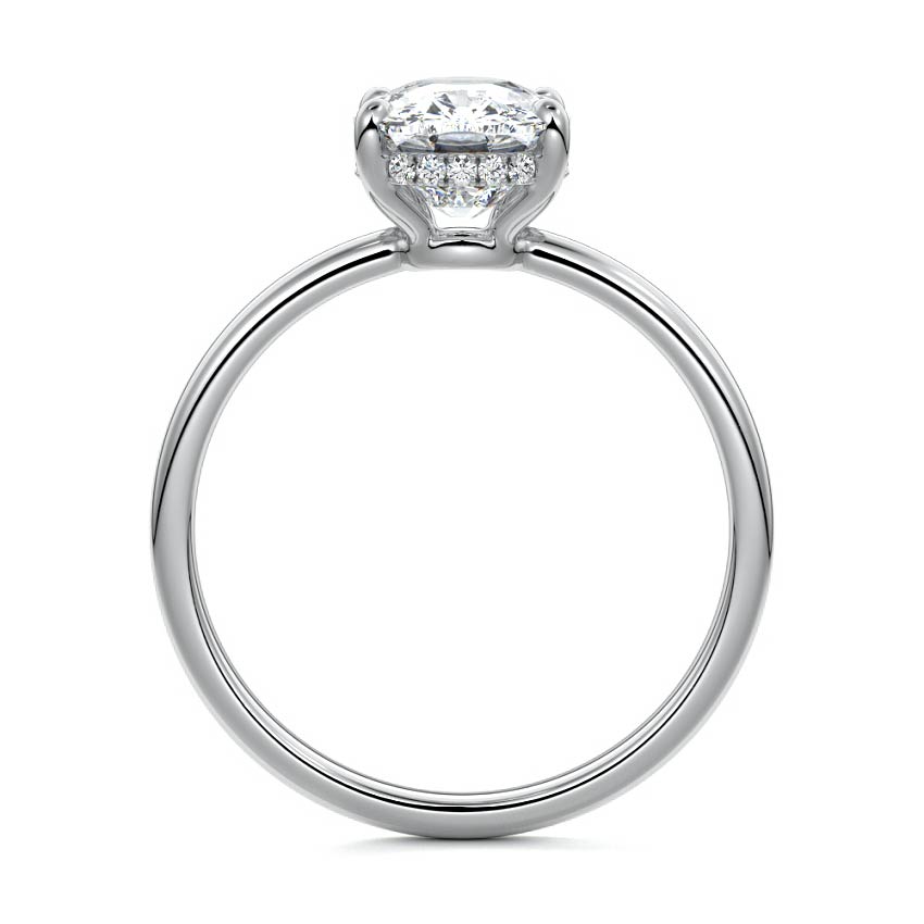 Sara - Oval Solitaire Engagement Ring