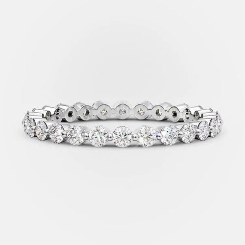 Mariah 1.20Ct Moissanite Wedding Band - Raphana Jewellery