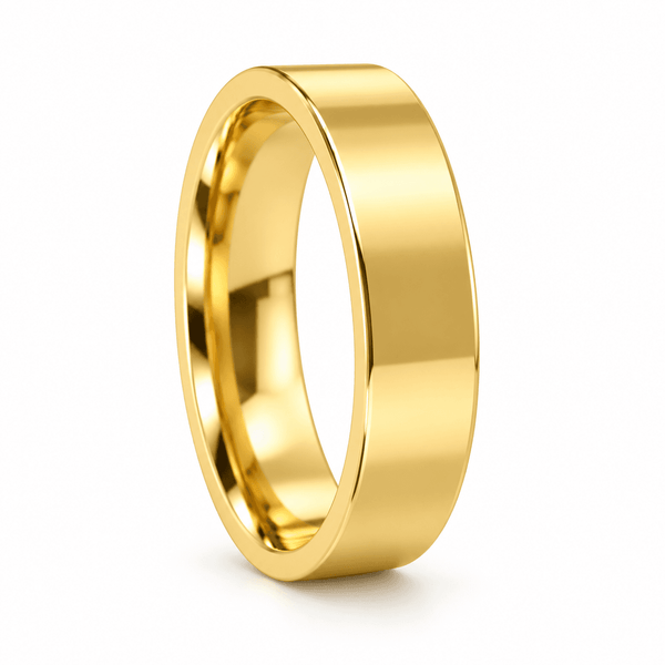 Men’s Engagement Ring 9K & 18K Gold • Platinum Plain Band