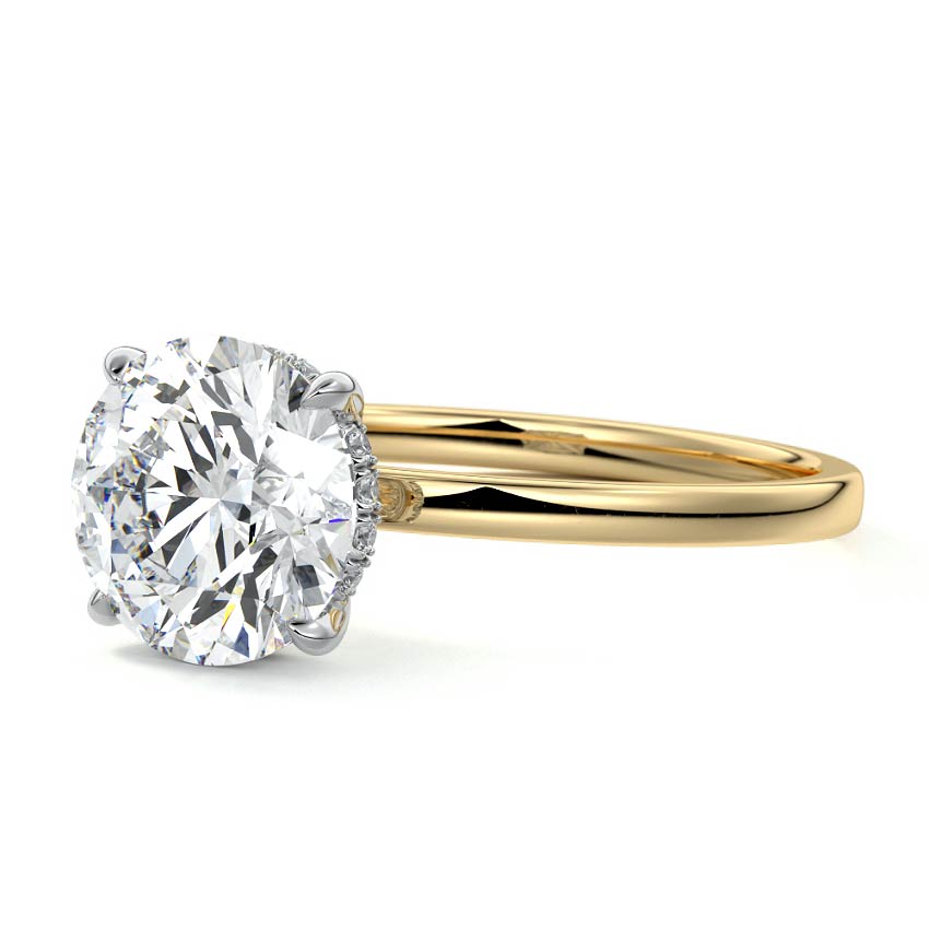 Milly Petite Solitaire Diamond Ring - Raphana Jewellery