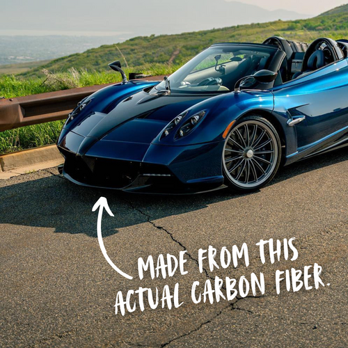 Alpine XV - 10K Gold Signet Wedding Ring with Supercar Ron Authentic Hypercar Carbon Fiber Inlay - view 4 - Nura Lab