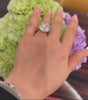 15 carat lab grown diamond solitaire engagement ring in yellow gold