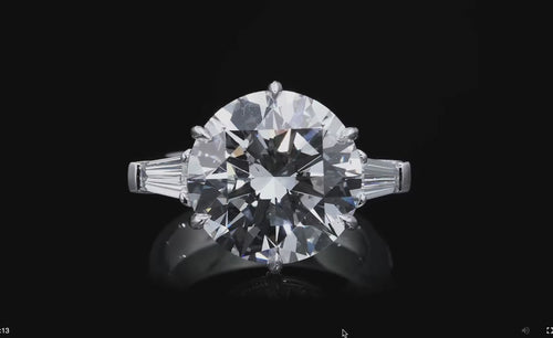 5 Carat Diamond Ring Platinum.