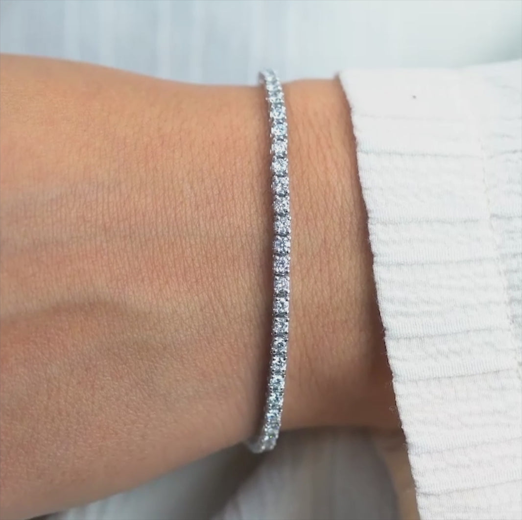 3 Carat Diamond Tennis Bracelet – Lab-Grown.